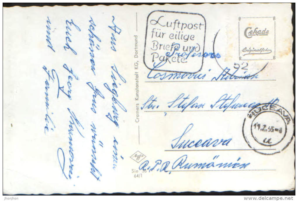 Deutschland- Postkarte Zirkuliert In 1965- Siegburg-900 Jahrigen Stadt - 2/scans - Siegburg