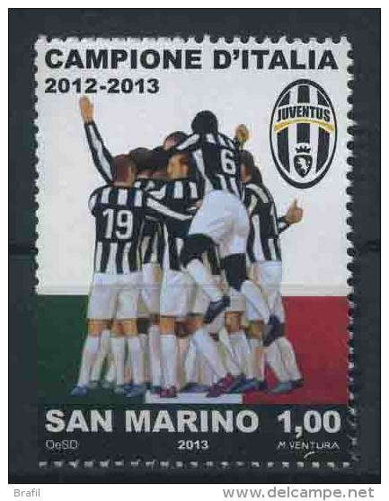 2013 San Marino, Juventus Campione, Serie Completa Nuova (**) - Unused Stamps