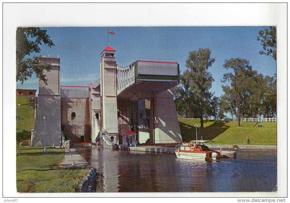 CPA    ONTARIO   PETERBOROUGH    HYDRAULIC LIFT LOCK   OPENED 1904    ECLUSE - Peterborough