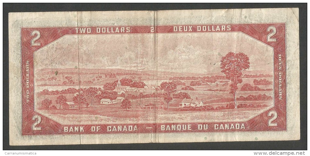 [NC] Banque Du CANADA / Bank Of CANADA - 2 DOLLARS (OTTAWA 1954) - Canada