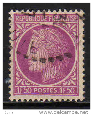 FRANCE : N° 679 - 680 - 681 Oblitérés (Type Cérès De Mazelin) - PRIX FIXE - - 1945-47 Ceres De Mazelin