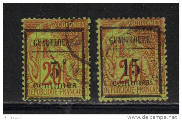 GUADELOUPE N° 3 & 4 Obl. - Gebraucht
