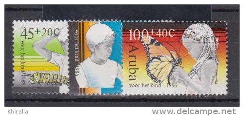 ANTILLES NEERLANDAISES - ARUBA    1986   N°  18 / 20     COTE   6 € 00        ( 594 ) - West Indies
