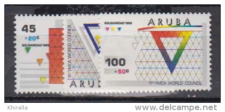 ANTILLES NEERLANDAISES - ARUBA    1988   N°  46 / 48     COTE   5 € 50        ( 613 ) - Antillen