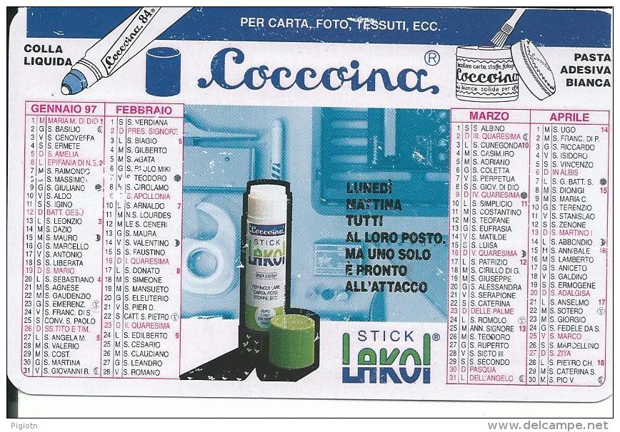 CAL453 - CALENDARIETTO 1997 - COCCOINA - Formato Piccolo : 1991-00