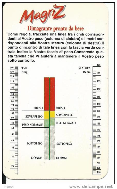 CAL381 - CALENDARIETTO 1996 - MAGRIZ DRINK - Formato Piccolo : 1991-00