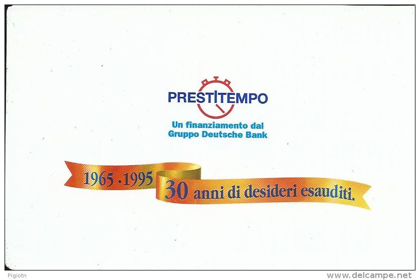 CAL389 - CALENDARIETTO 1996 - PRESTITEMPO - DEUTSCHE BANK - Formato Piccolo : 1991-00
