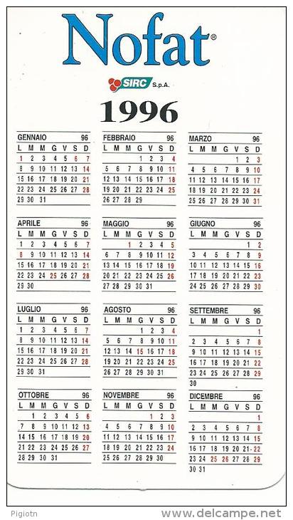 CAL396 - CALENDARIETTO 1996 - NOFAT - Formato Piccolo : 1991-00