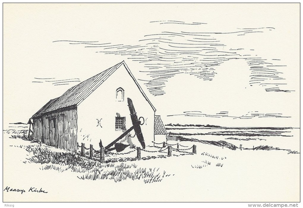 Maarup Kirke  Denmark  Drawing: Per Illum.   A-2873 - Denemarken