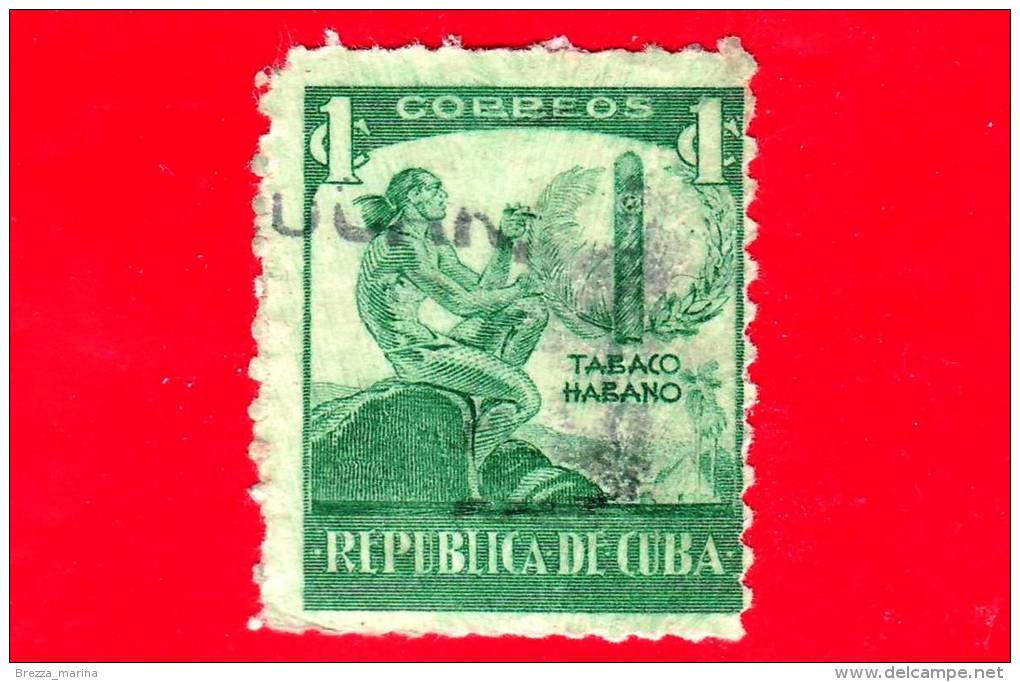 CUBA - Usato - 1939 - Tabacco Sigaro - Cigar Industry - 1 - Usati