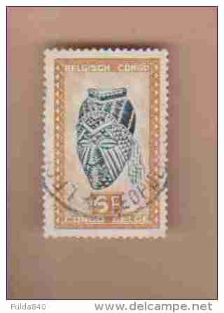 CONGO BELGE.  (COB) 1947 - N°291   . Artisanat Et Masques.  * 6f -  Obl - Oblitérés