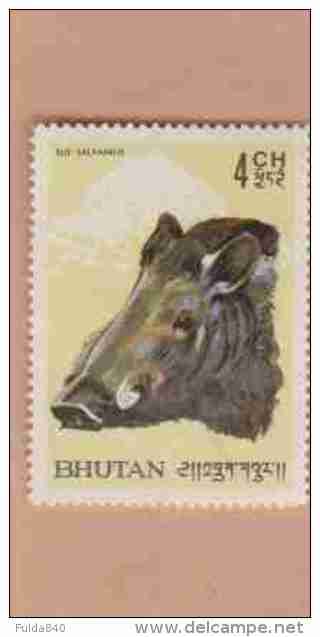 ANTILLE .    (Scott)  1966  - N°58    A11    -   Pigmy Hog.    -   4ch  -  New - Bhoutan