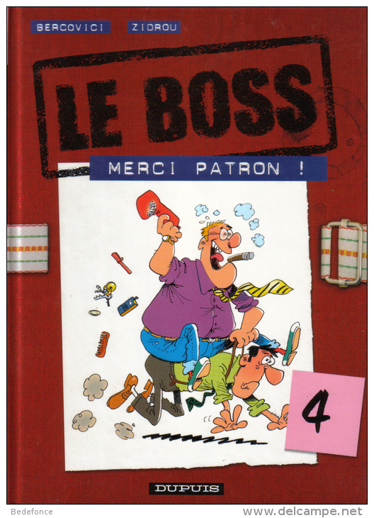 Boss (le) - 4 - Merci Patron ! - Bercovici Et Zidrou - Boss, Le