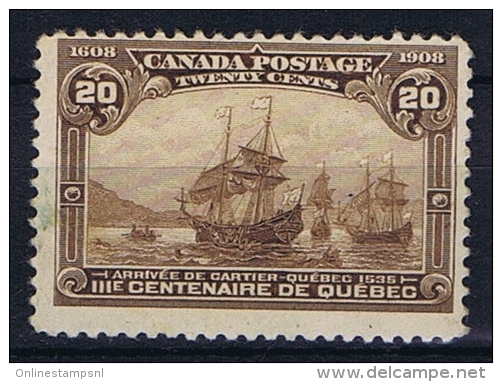 Canada: 1908 Mi 77 , Sc  103 MH/* - Nuevos