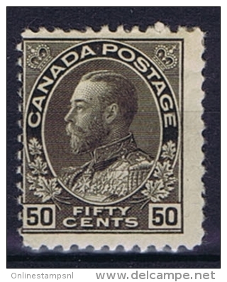 Canada: 1911 Mi 99 ,  MH/*, Parts Of Paper On The Back - Ongebruikt