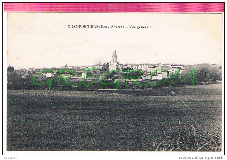 79 : CHANPDENIERS ; Vue Générale - Champdeniers Saint Denis