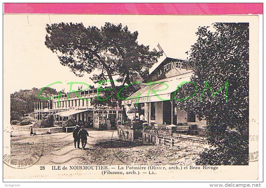 85 : ILE DE NOIRMOUTIER , La Potiniere Et Beau Rivage - Ile De Noirmoutier