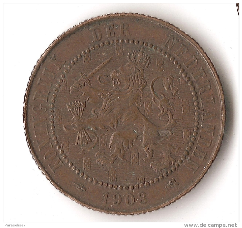 PAYS - BAS   2 1/2  CENTS  1903 - 2.5 Centavos