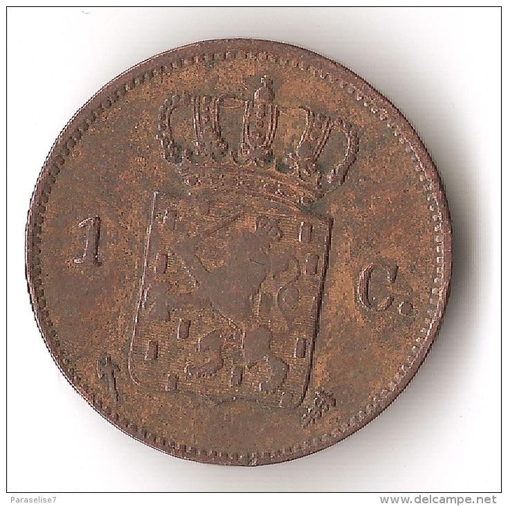 PAYS - BAS 1 CENT  1876 - 1849-1890 : Willem III