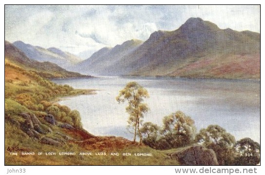 Edward H. Thompson - Ben Lomond From The Banks Of  Loch Lomond In Scotland  -   A 954 - Other & Unclassified