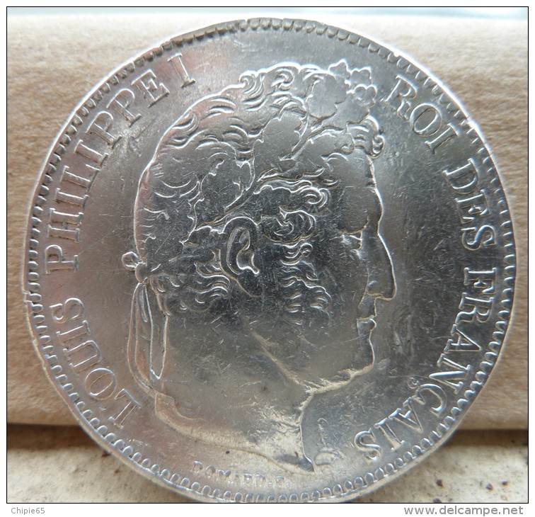 Pièce De 5 F LOUIS PHILIPPE  En Argent 1832 H. Très Belle Pièce - 5 Francs