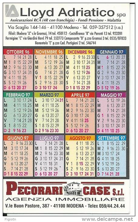 CAL465 - CALENDARIETTO 1997 - KING SCI CLUB - Formato Piccolo : 1991-00