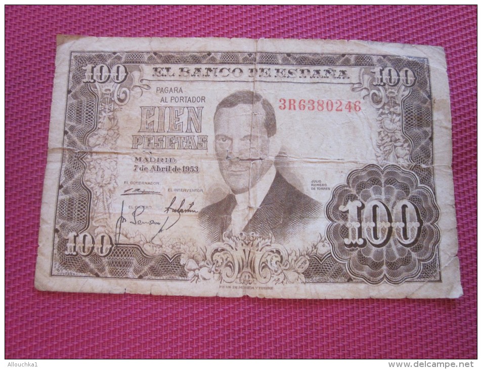 Espagne España  100  Pesetas BANK BILLET DE BANQUE BANCONOTE BANKNOTE BILLETES BANKNOTEN - 100 Pesetas