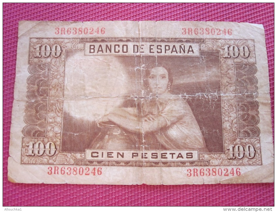 Espagne España  100  Pesetas BANK BILLET DE BANQUE BANCONOTE BANKNOTE BILLETES BANKNOTEN - 100 Pesetas