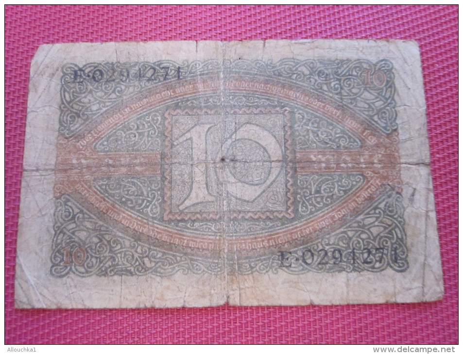 Berlin Février 1920 Reichbanknote  10 Mark BANK BILLET DE BANQUE BANCONOTE BANKNOTE BILLETES BANKNOTEN - 10 Mark