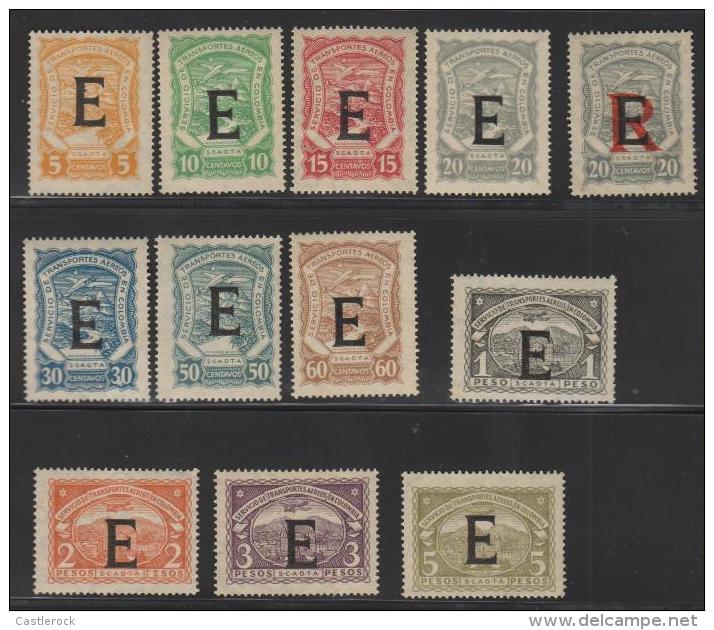 O) 1920 COLOMBIA, CONSULARES SPAIN, NG, MNH- - Colombie