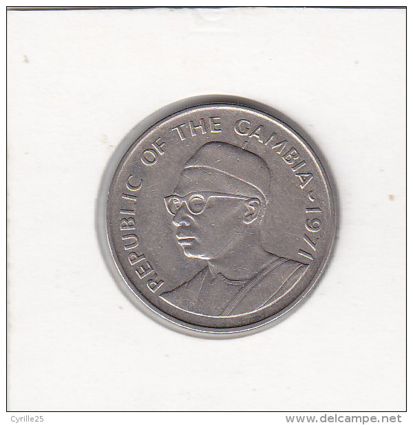 50 BUTUTS Cupro-nickel 1971 - Gambia