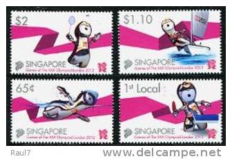 Singapore - J.O. London 2012 - 4v Neufs // Mnh - Verano 2012: Londres