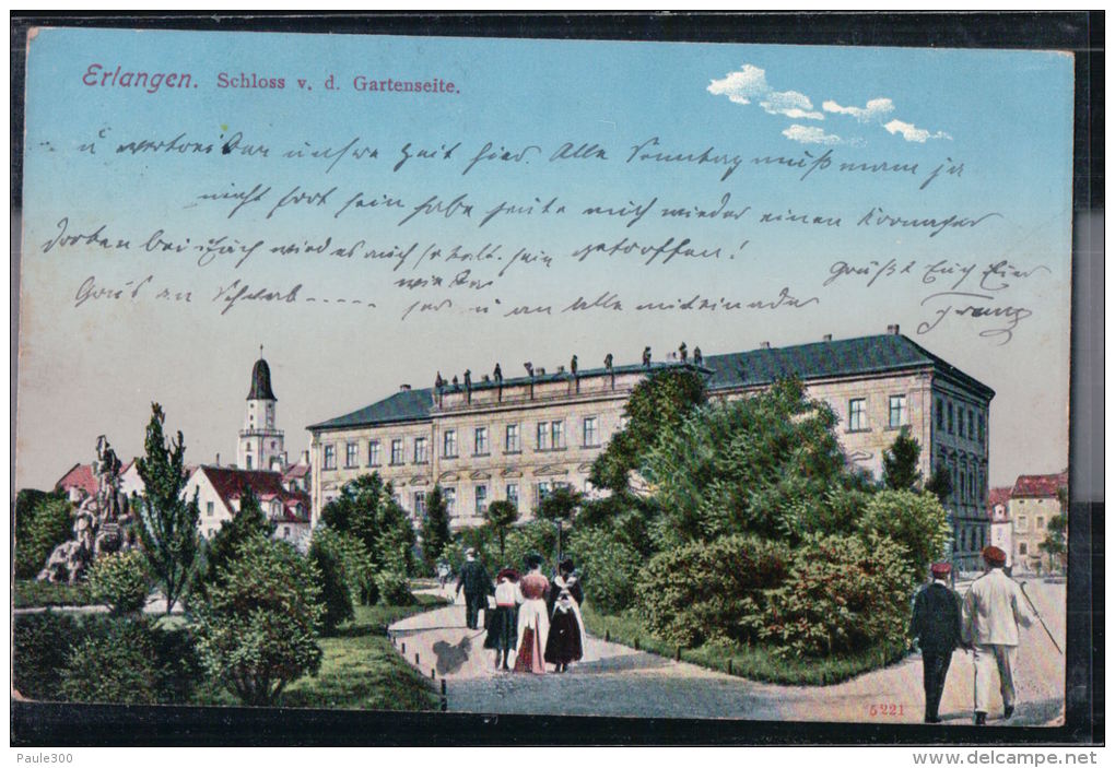 Erlangen - Schloss Von Der Gartenseite - Erlangen