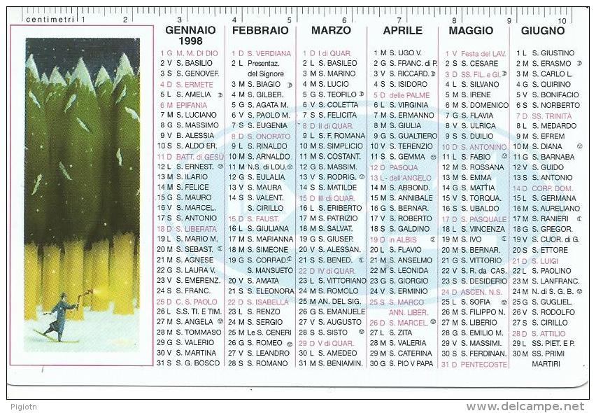 CAL481 - CALENDARIETTO 1998 - BUFFETTI - Formato Piccolo : 1991-00