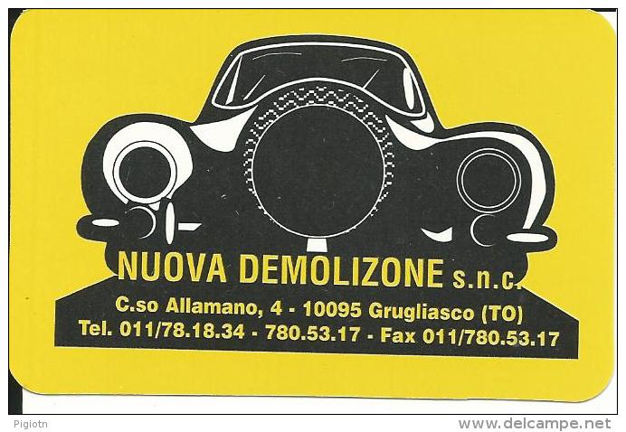 CAL484 - CALENDARIETTO 1998 - NUOVA DEMOLIZIONE - GRUGLIASCO TORINO - Klein Formaat: 1991-00