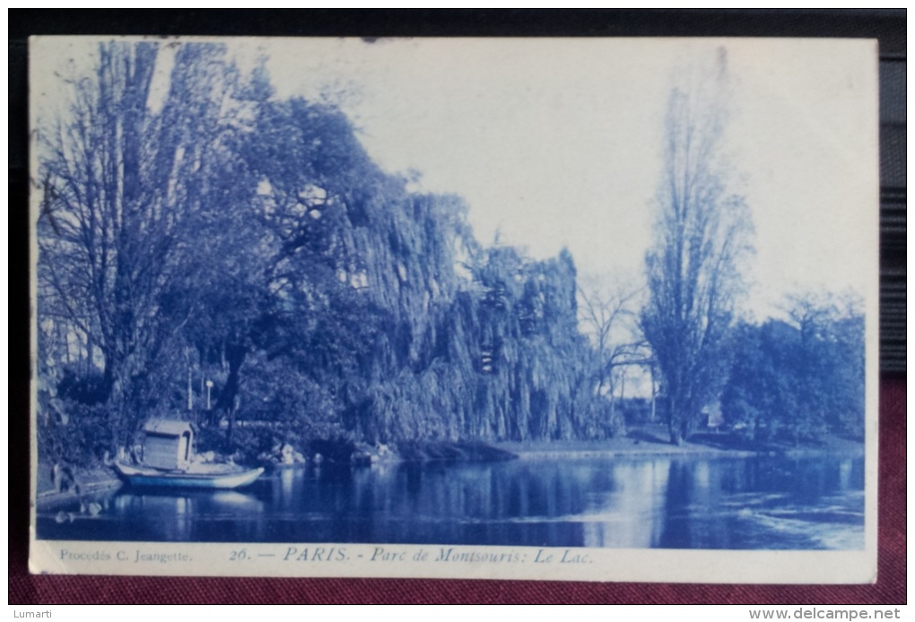 D 75  - N°26 - PARIS - Parc De Montsouris : Le Lac .1906. - Arrondissement: 14