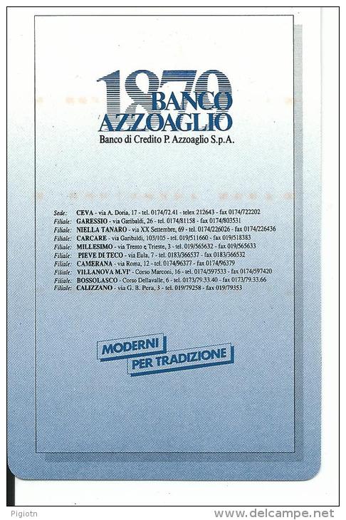 CAL513 - CALENDARIETTO 1998 - BANCO AZZOAGLIO - Klein Formaat: 1991-00