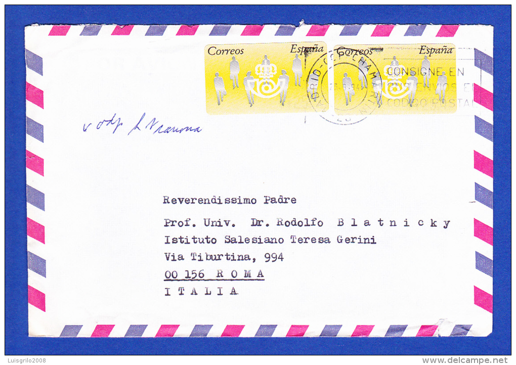 ENVELOPPE -- CACHET  MADRID . CHAMARTIN - 23.9.94 - Storia Postale