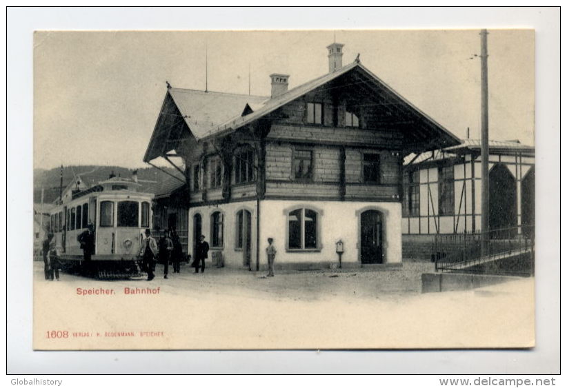 SCHWEIZ - SUISSE - SPEICHER BAHNHOF - TRAM STATION - Speicher