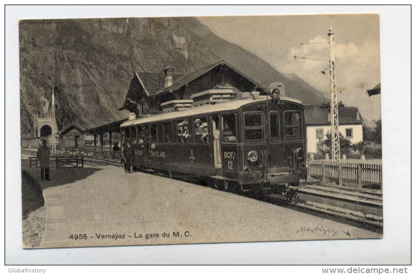 SCHWEIZ - SUISSE - VERNAYAZ - LA GARE DU M.C. - Vernayaz