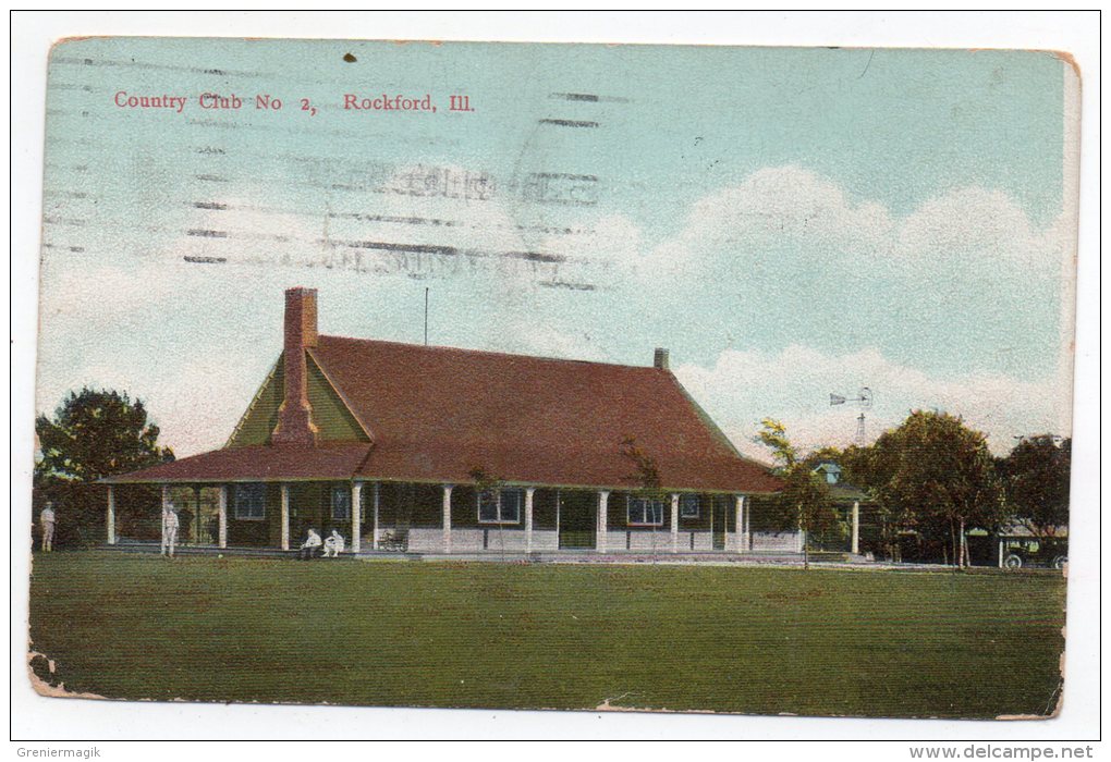 Cpa - Country Club N°2 - Rockford Ill. - 1909 - USA - Rockford