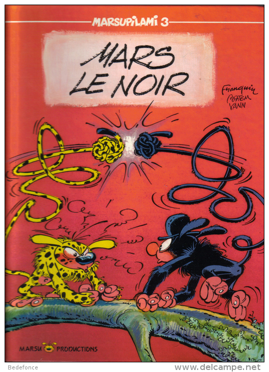 Marsupilami - 3 - Mars Le Noir - Franquin Batem Et Yann - Marsupilami