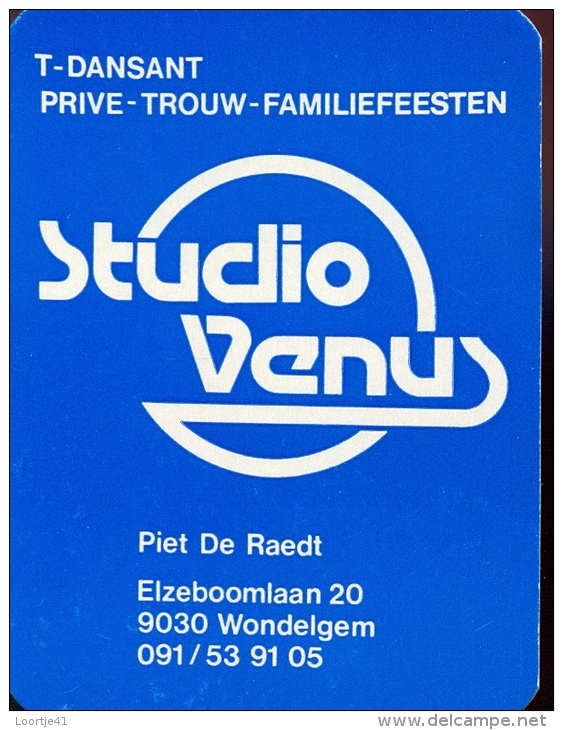 Kalender Calendrier 1985 - Pub. Reclame Studio Venus Wondelgem - Petit Format : 1981-90