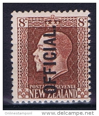 New Zealand: 1915  Mi D 28 MNH/**   8 P - Dienstmarken