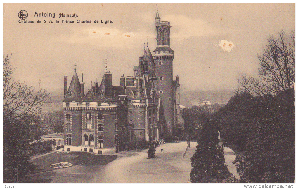 Antoing  (Hainut) Château De S.A. Le Prince Charles De Ligne - Hannuit