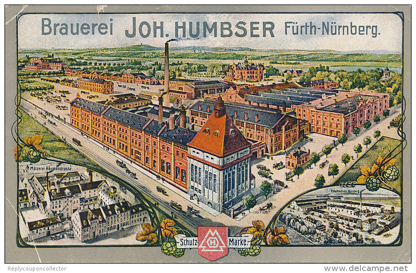 FÜHRT-NÜRNBERG - 192? , Brauerei Joh. Humbser - Other & Unclassified