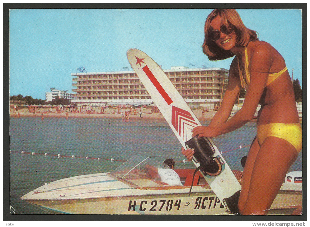 Bulgaria, Slantchev Briag, Water Ski, 1980. - Wasserski