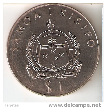 MONEDA DE SAMOA DE 1 TALA DEL AÑO 1976 (COIN) SIN CIRCULAR-UNCIRCULATED - Samoa