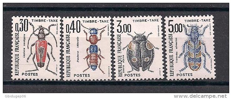 YT N° 109 à 112 - Neuf ** - Coléoptères - 1960-.... Mint/hinged