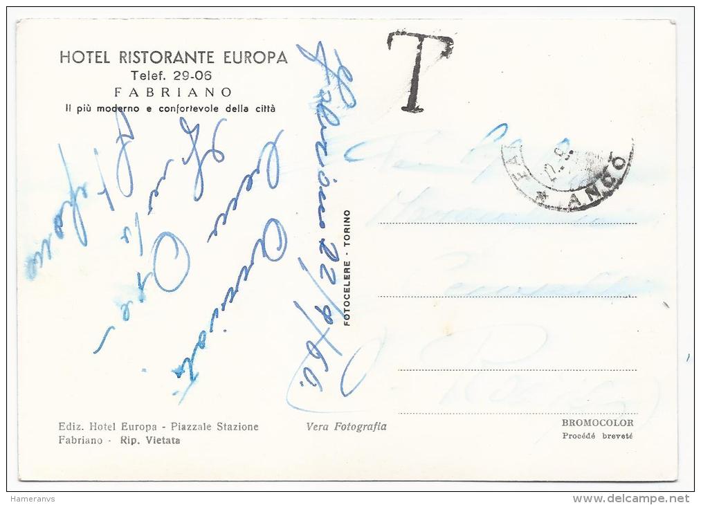 Fabriano - Hotel Ristorante Europa - H1331 - Altri & Non Classificati